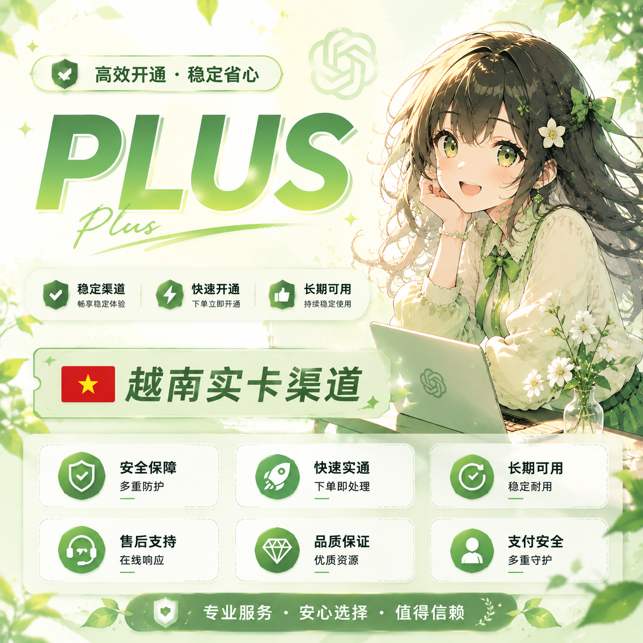 【越南实卡 已长效接码带sub2 PLUS 质保1周】 gmail 带帐密2FA 不懂别买，感谢商品图片