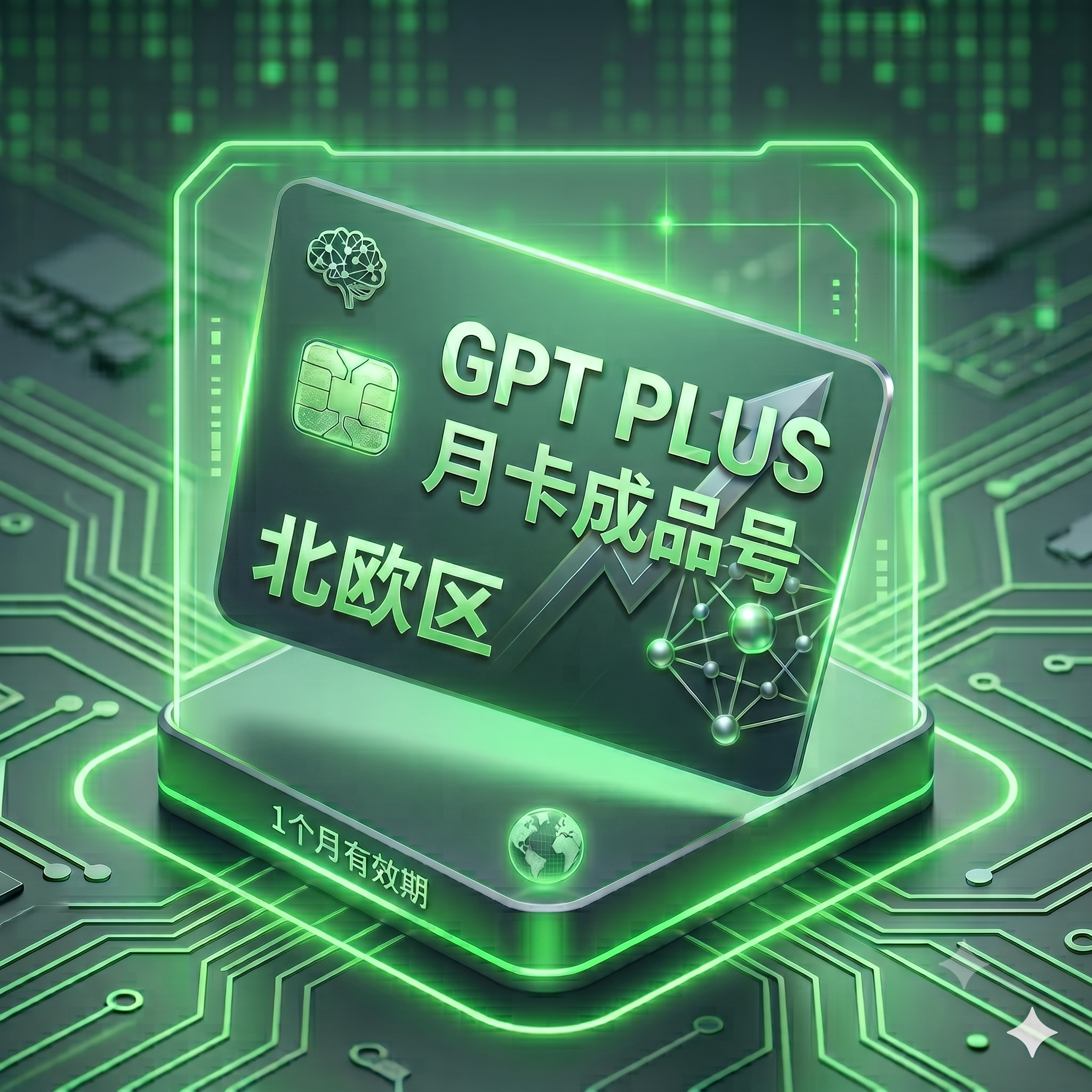 G P T PLUS稳定特殊渠道独享月卡成品号4(北欧区,支持反代,购买28天内非禁止网络账号问题可免费更换或退剩余)
