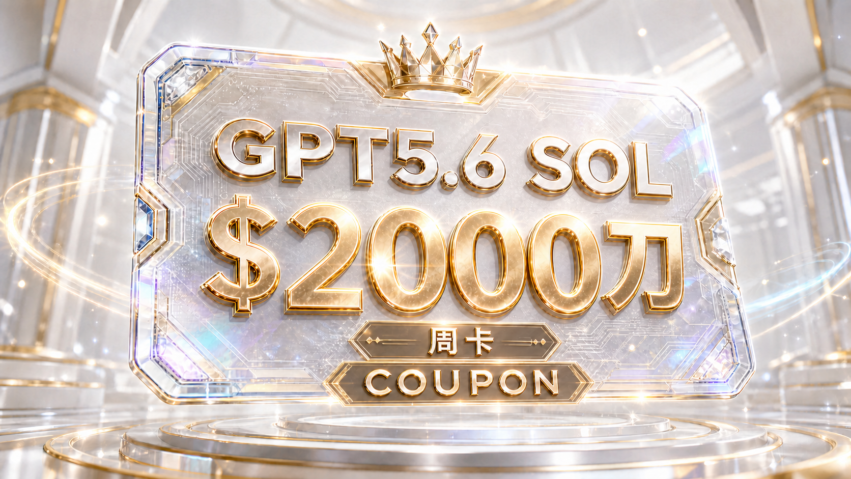 GPT 5.6模型 2000刀周卡（企业）商品图片