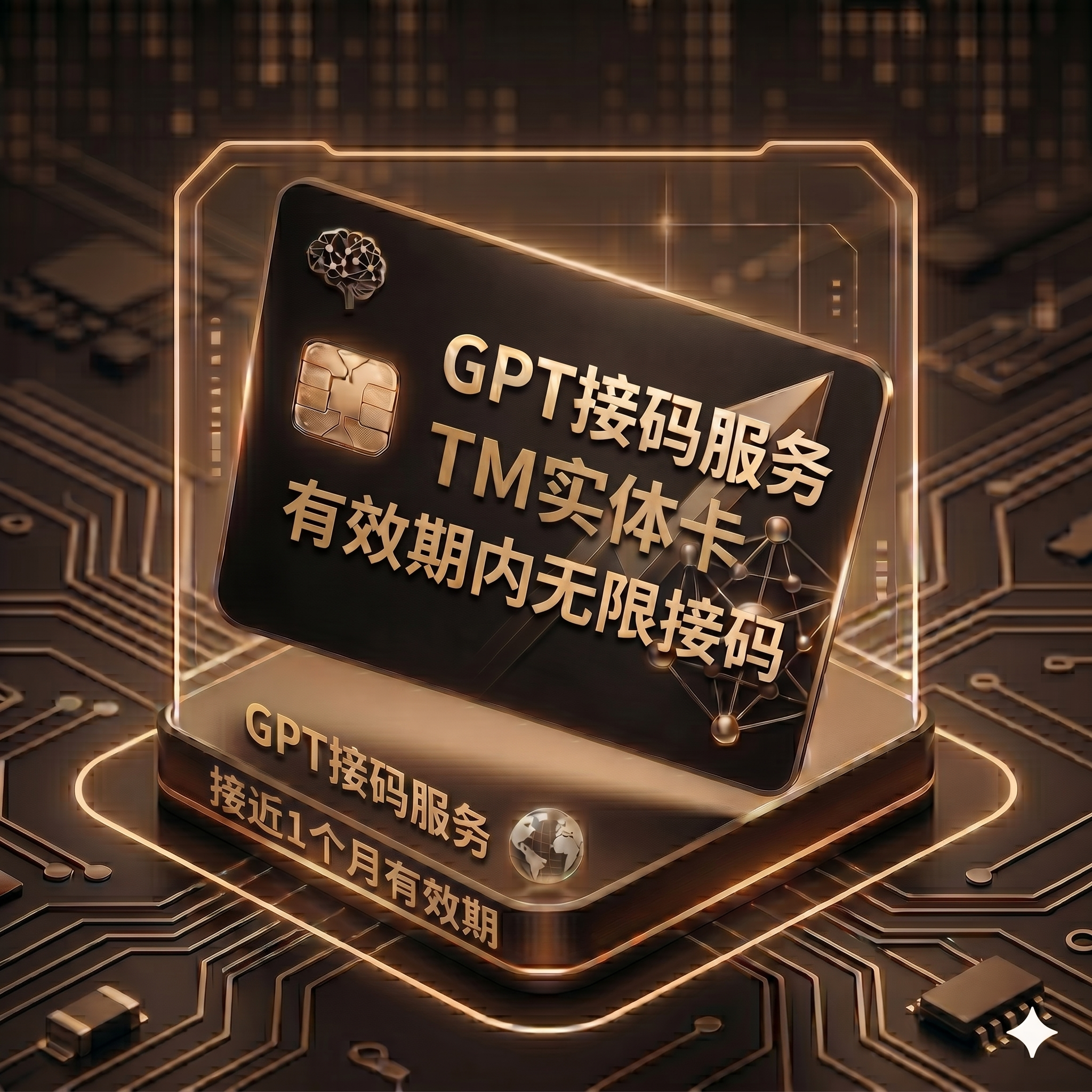ChatGPT 美国实体卡 自助接码服务5（美区TM实体卡，一号一绑，有效期内可无限接码，有效期至20260816）商品图片