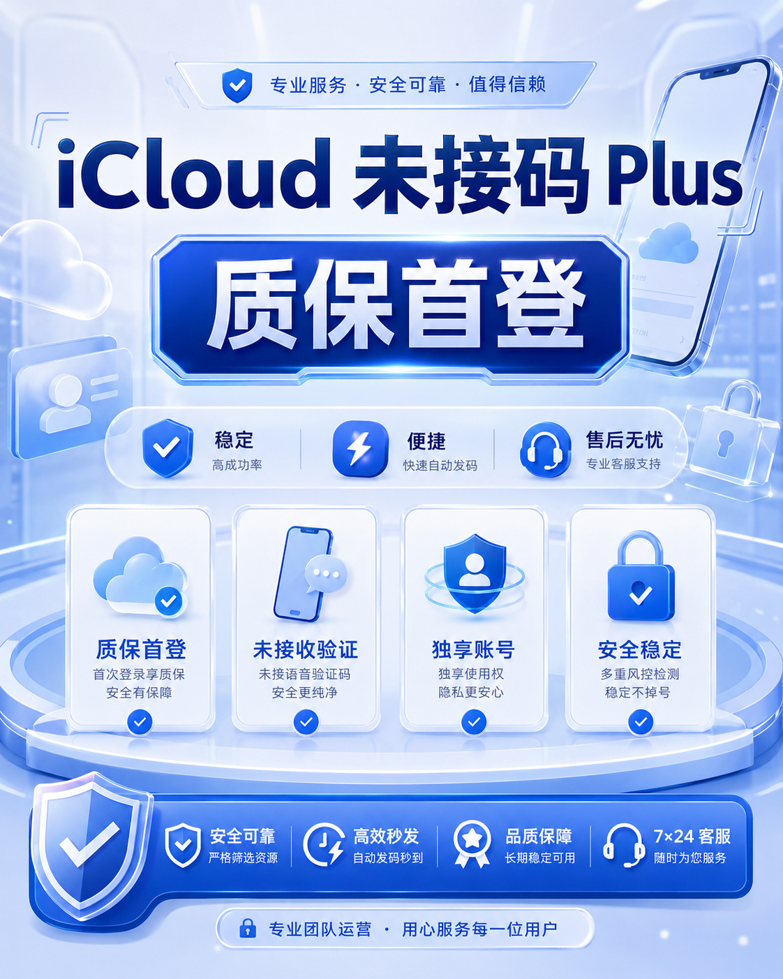 【PIX】plus 未接码iCloud/微软邮箱 质保首登商品图片
