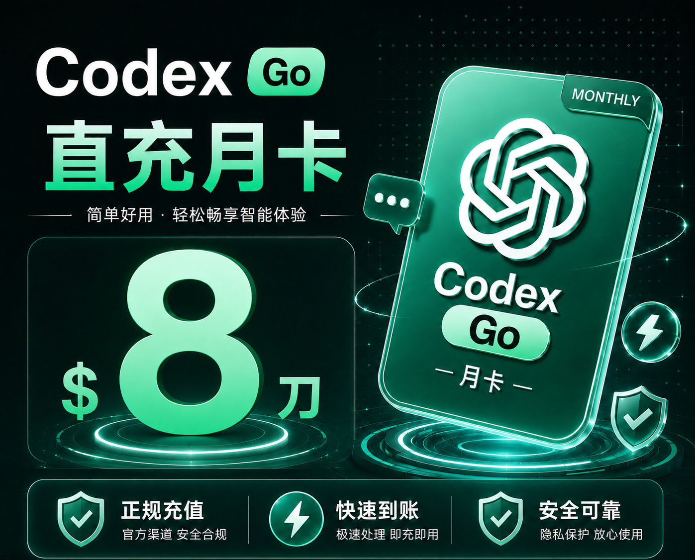 Codex Go 正规充值（看清楚，不是Plus会员）商品图片