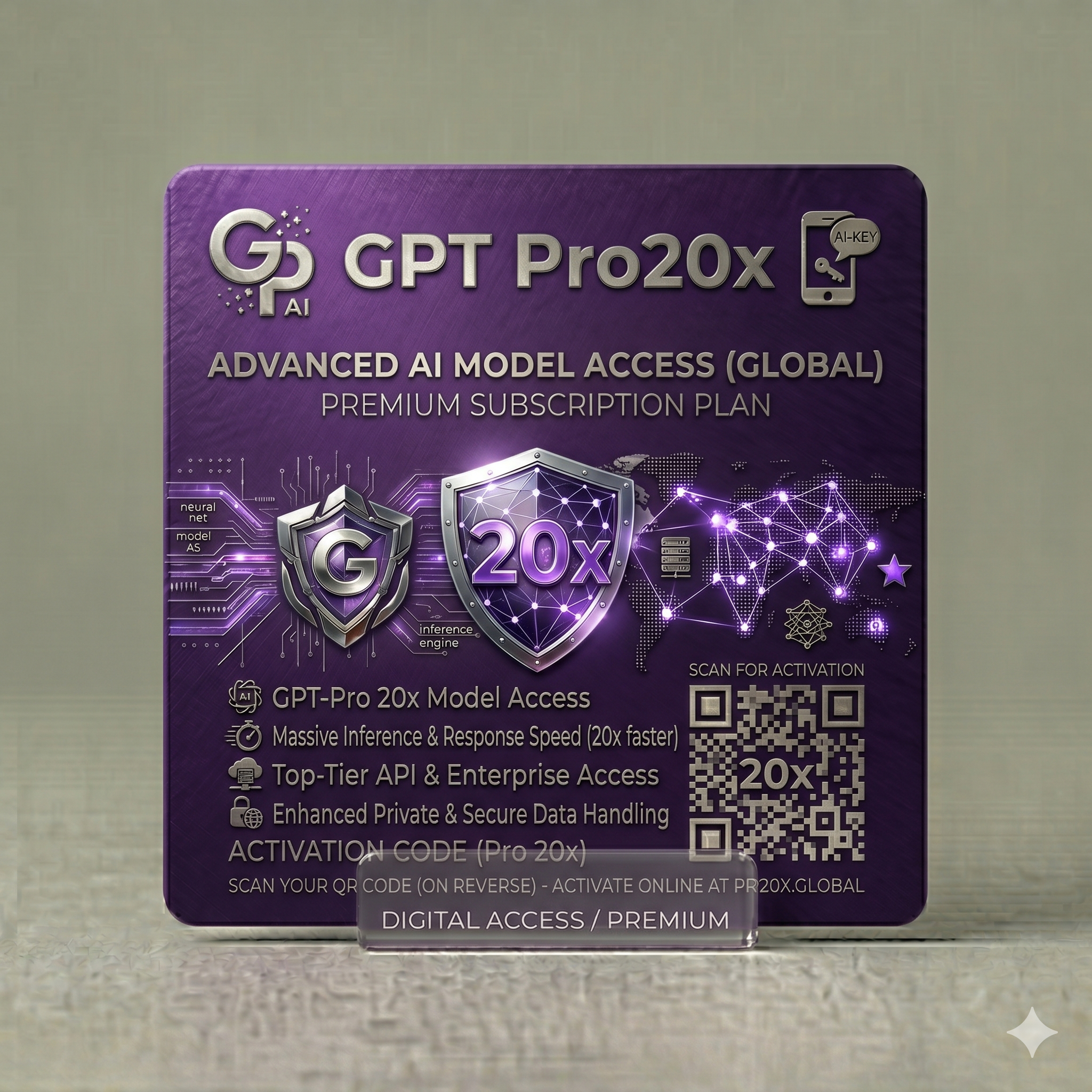 GPT Pro 20x 官方充值 CDK（极速到账 / 官方正规流水）商品图片