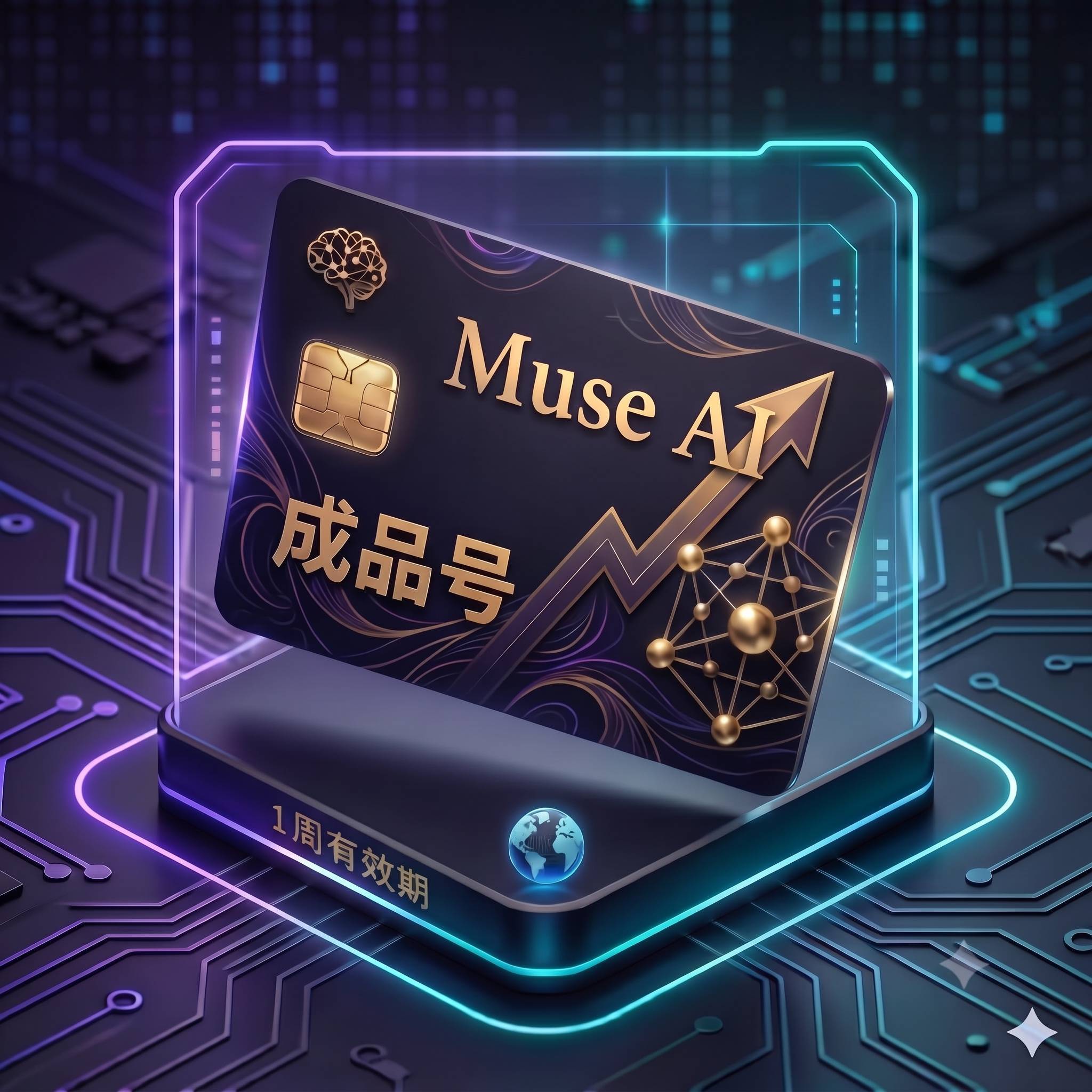 Muse Ai稳定特殊渠道独享成品号 1(10亿token,质保首登)