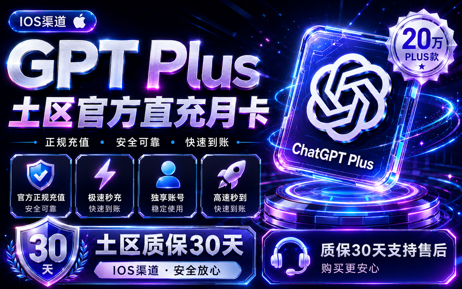 ios土区 plus（质保30天版）商品图片