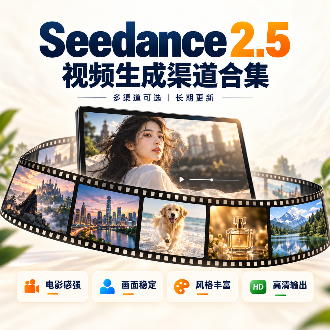 Seedance 2.5｜视频生成渠道合集商品图片