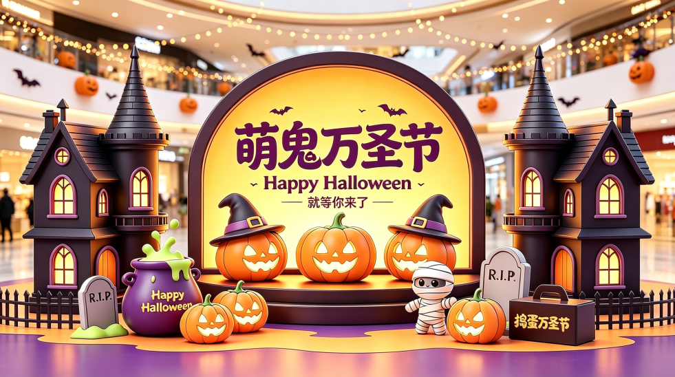 萌鬼万圣节🎃【商城美陈】