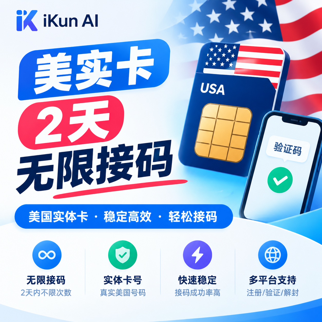 美实卡2天无限接马（100%质保成功）缩略图