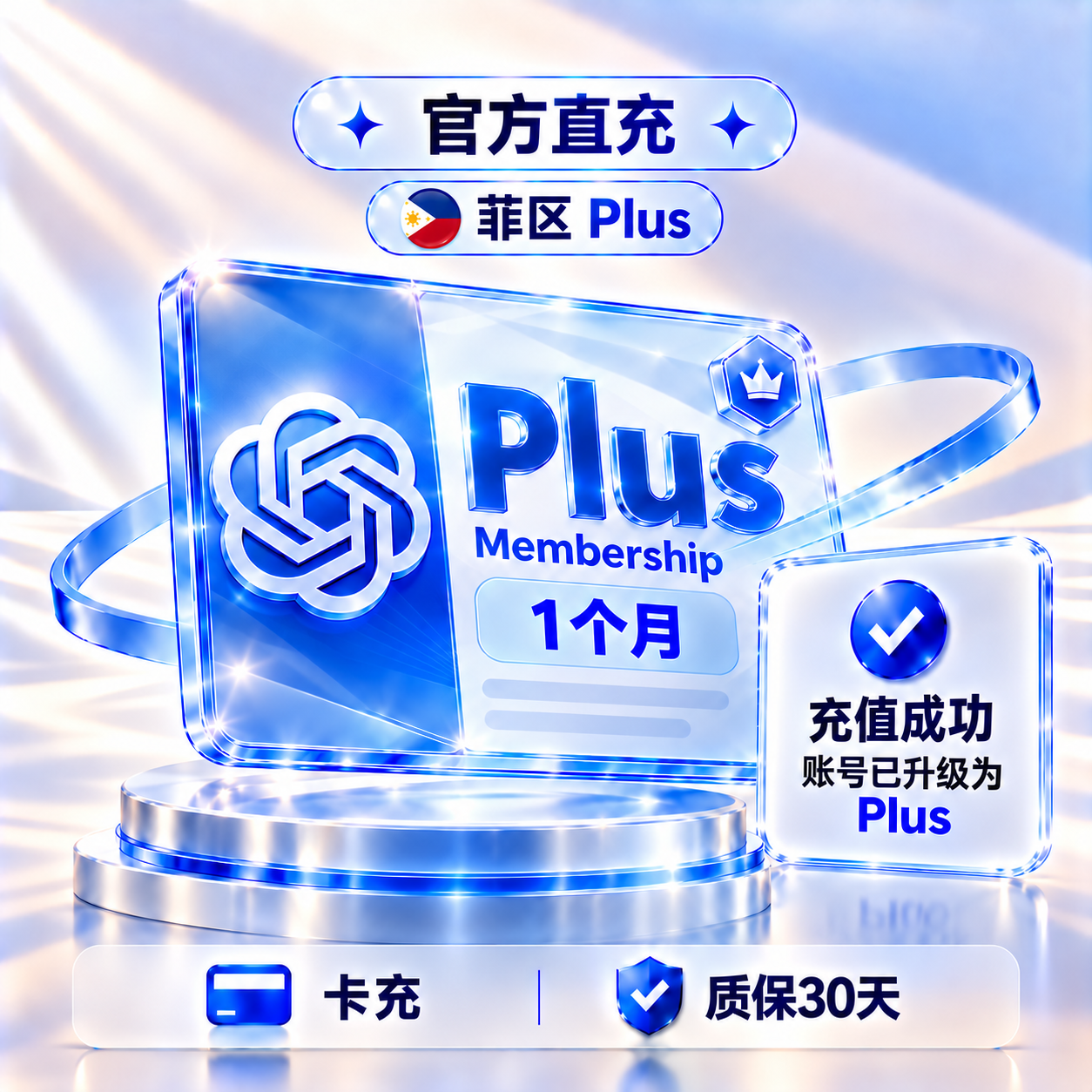 【卡充】 Codex 菲区 官方正规充值 CDK 1个月缩略图