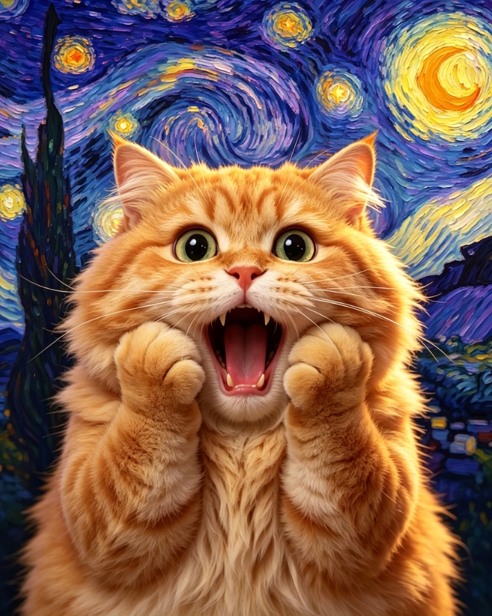 橘色虎斑猫【位图】
