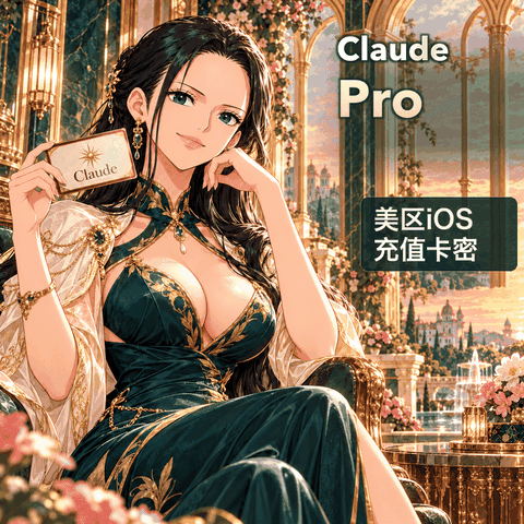 【IOS美区】Claude Pro 官方充值（月卡） (卡密可囤)商品图片