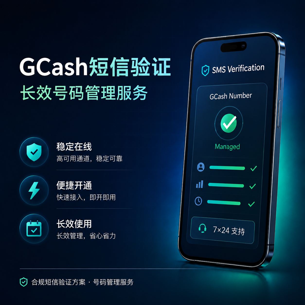 gcash实卡接码一天有效期api（菲律宾gcash）商品图片