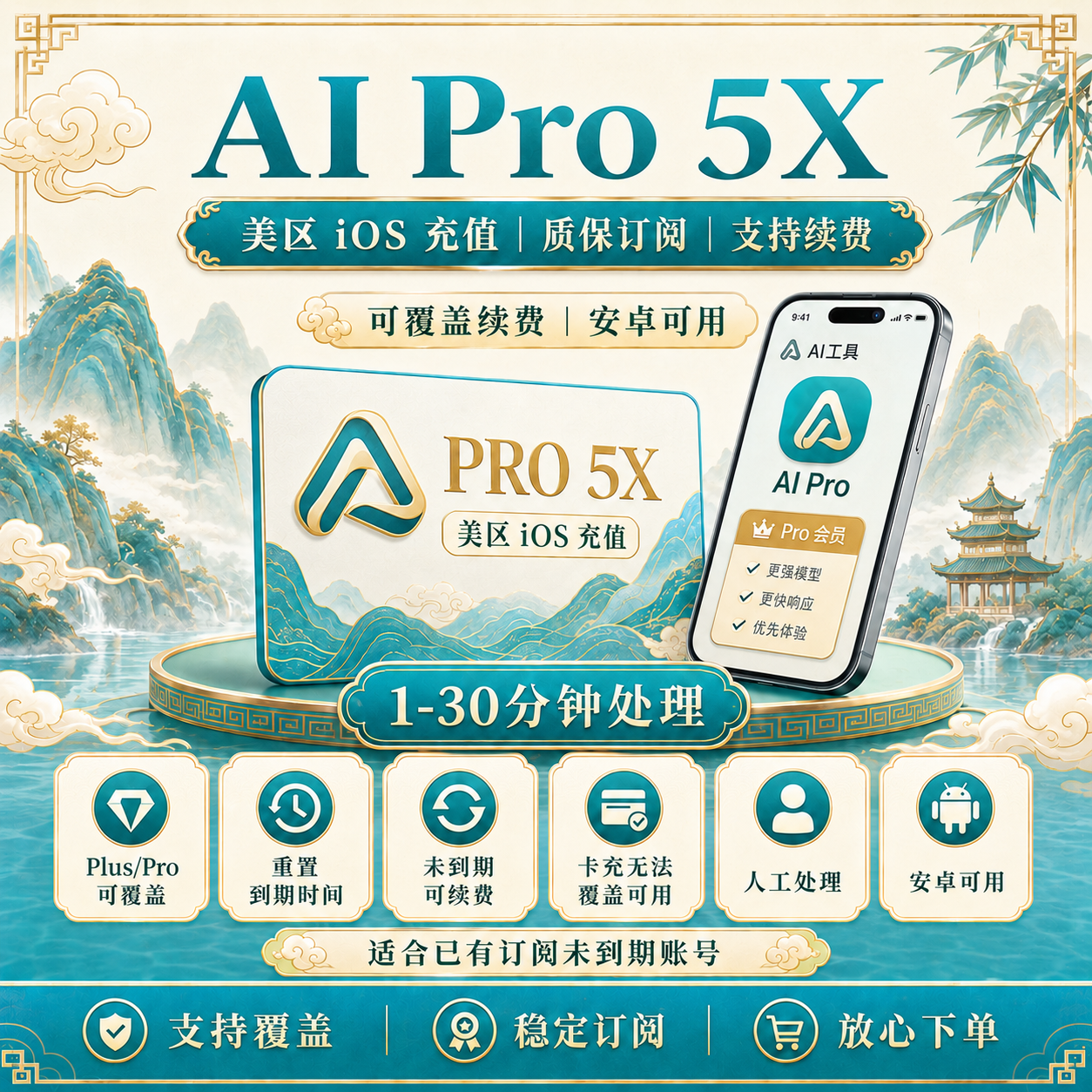 Codex 5X iOS渠道充值【质保订阅】支持续费（可覆盖～安卓可用！）商品图片