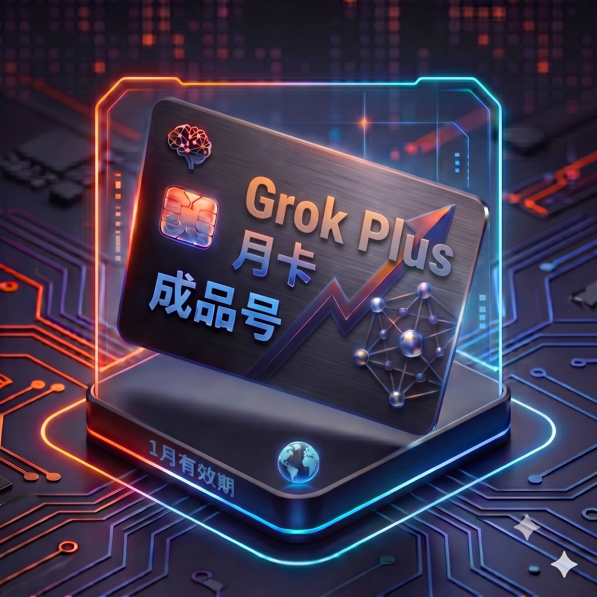 G rok Plus 稳定特殊渠道月卡独享成品号1（不支持G rok Bot、X，支持Cursor，质保订阅20天）商品图片