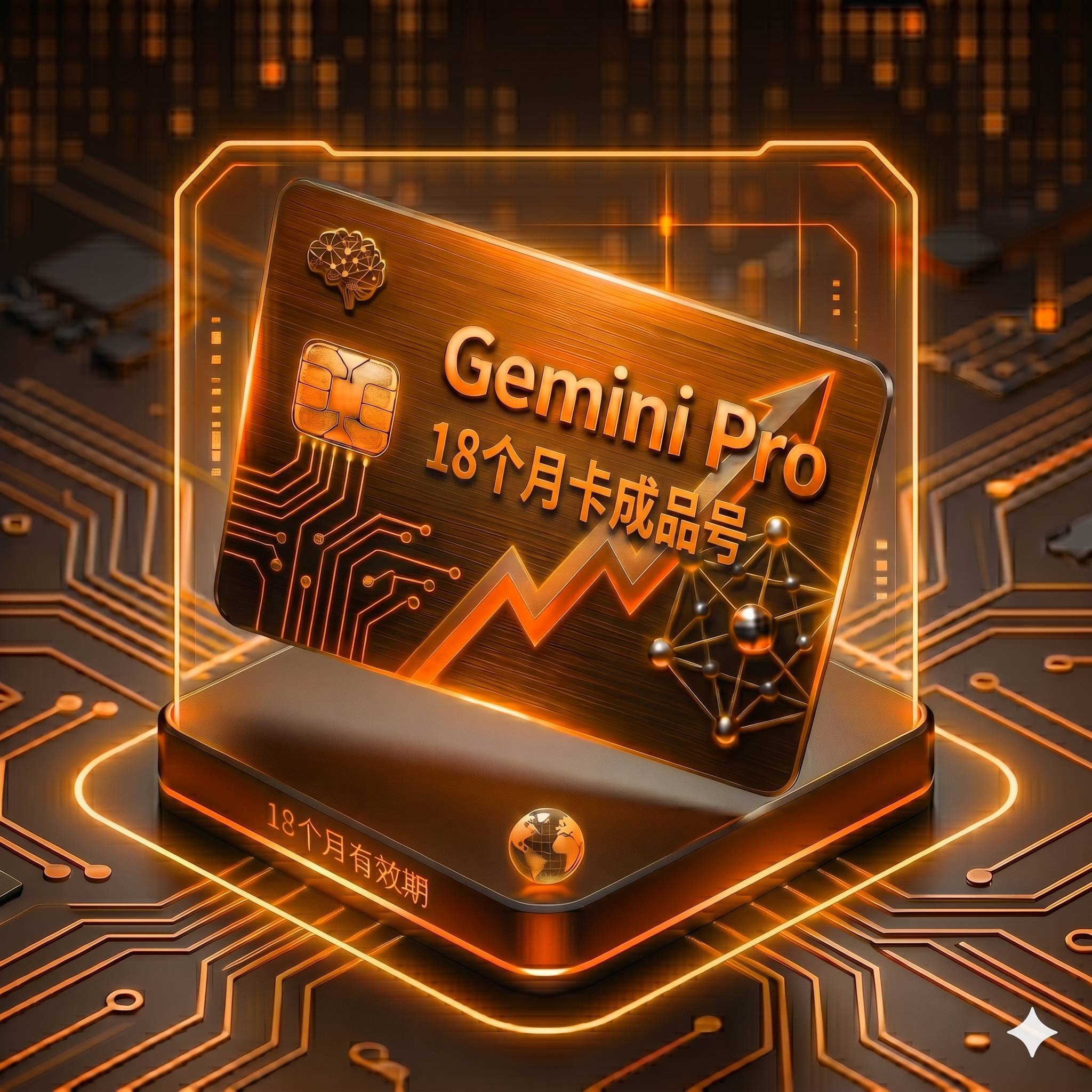 Gemini Pro 稳定特殊渠道18个月老号成品号（随机地区老帐号2009-2017，质保首登）商品图片