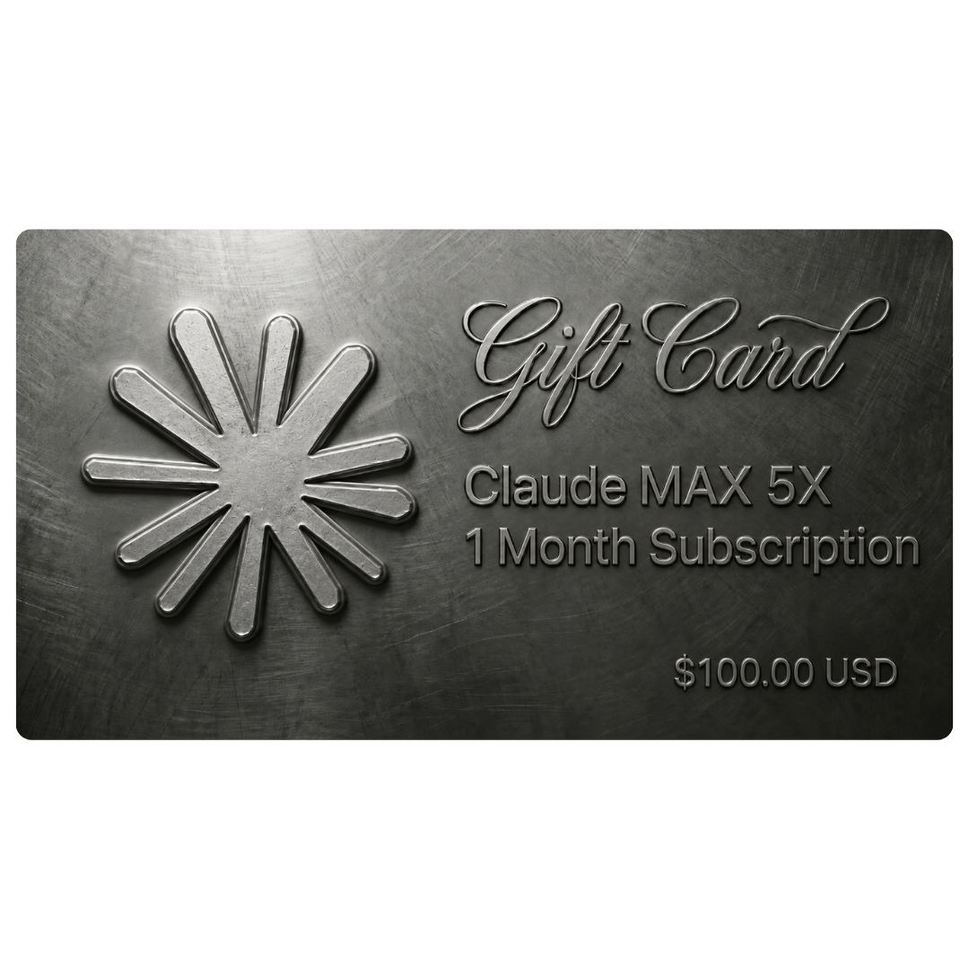 Claude MAX 5X | 100USD | 官方直冲 | 1个自然月商品图片