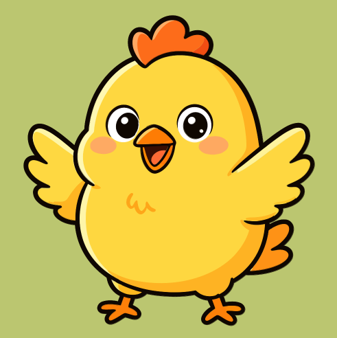 卡通小鸡🐥【矢量图】