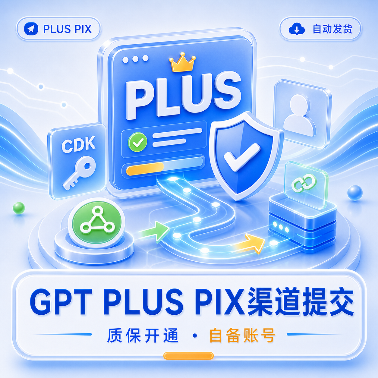 【超稳 GPT PLUS PIX渠道】商品图片