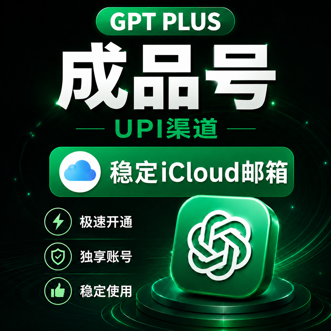 GPT PLUS成品号商品图片
