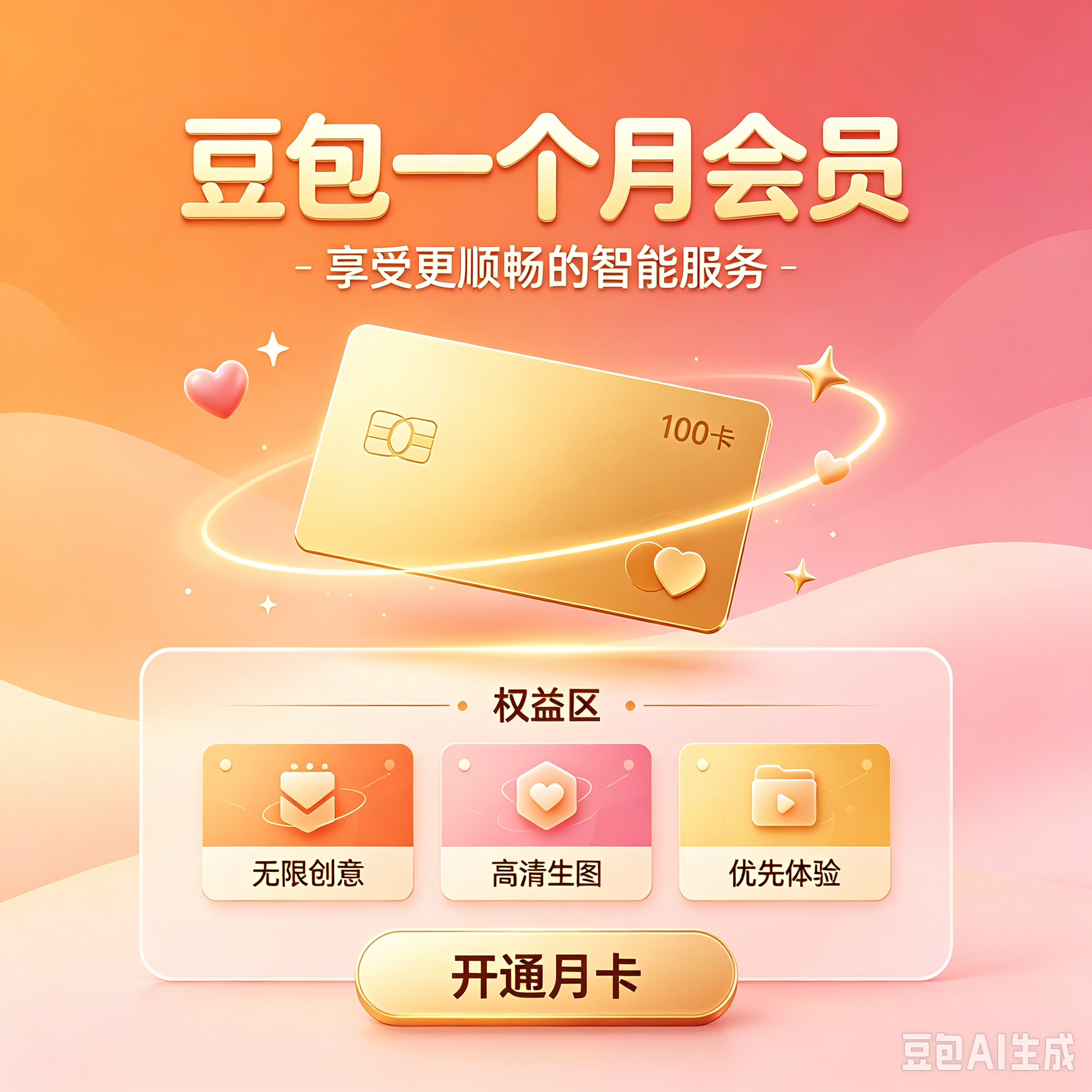 豆包一个月会员商品图片
