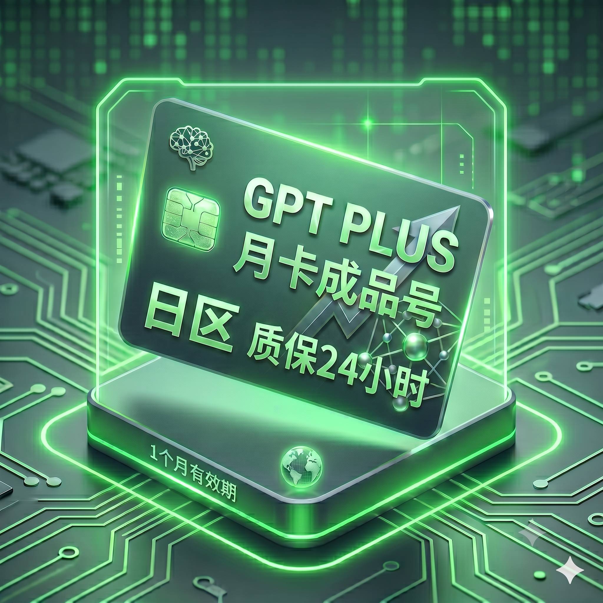 G P T PLUS稳定特殊渠道独享月卡成品号 6（日区，支持反代，购买24小时内非禁止网络账号问题可免费更换一次）商品图片