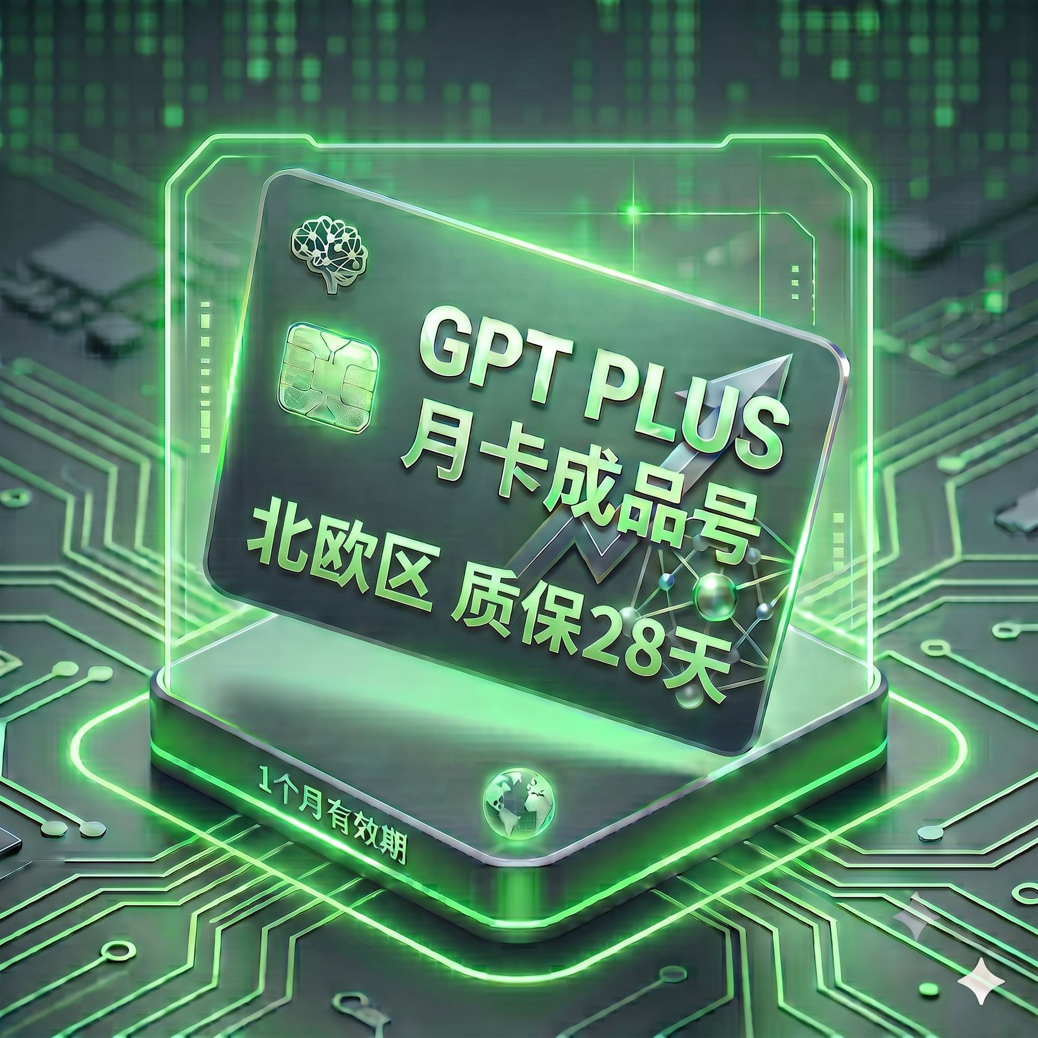 G P T PLUS稳定特殊渠道独享月卡成品号4(北欧区,支持反代,购买28天内非禁止网络账号问题可免费更换或退剩余)