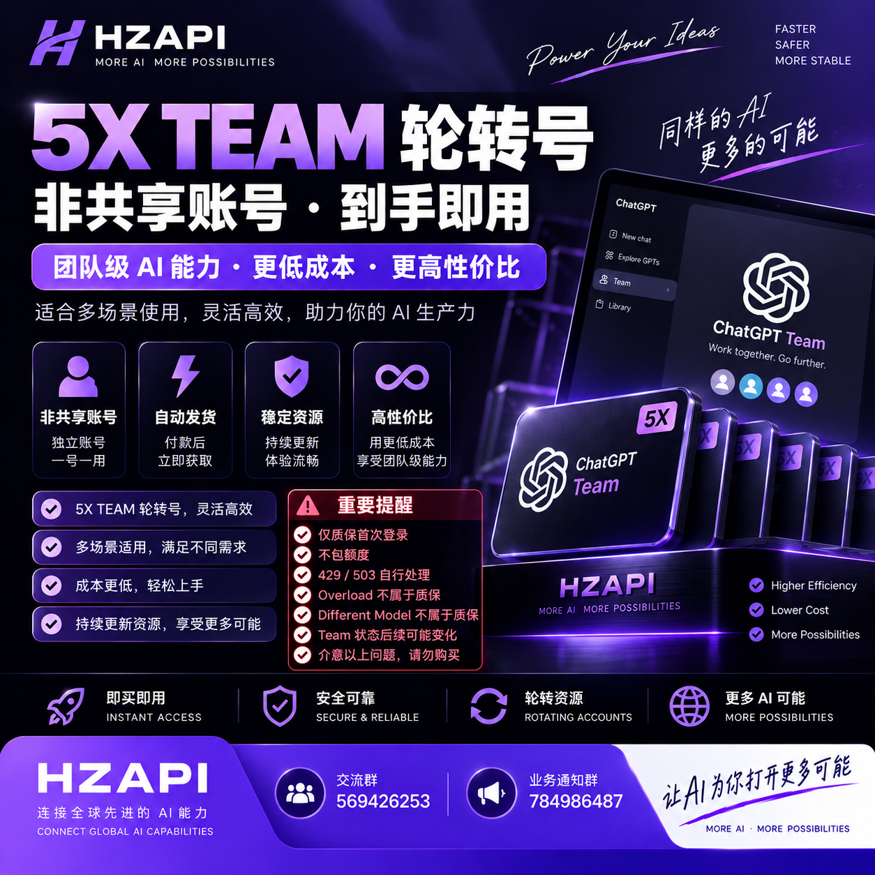 自营｜5x team｜G邮｜轮转号｜20:00踢｜看清再下单商品图片