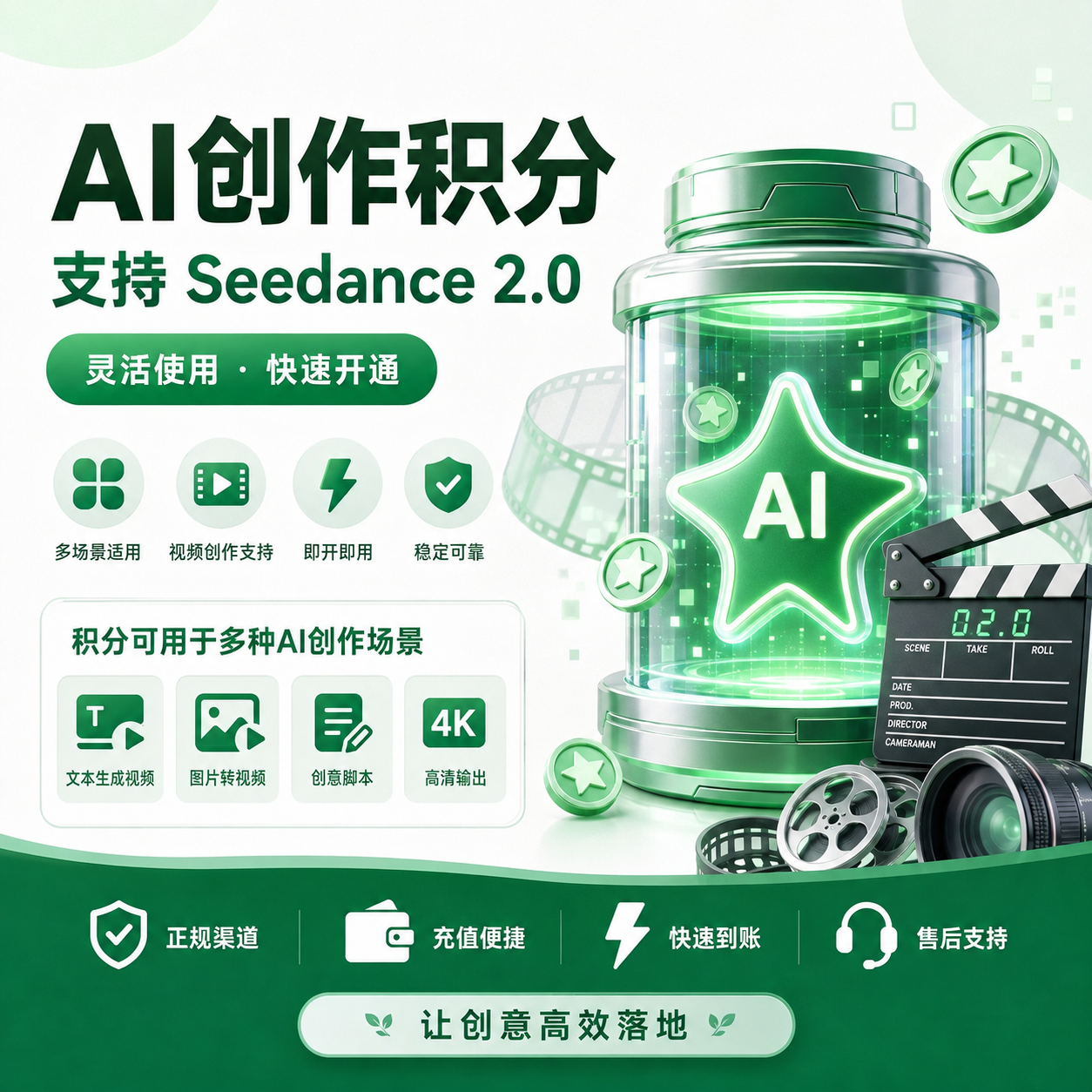 Leonardo Ai 稳定特殊渠道月卡独享成品号（8500积分，支持seedance2.0 等，质保首登）商品图片