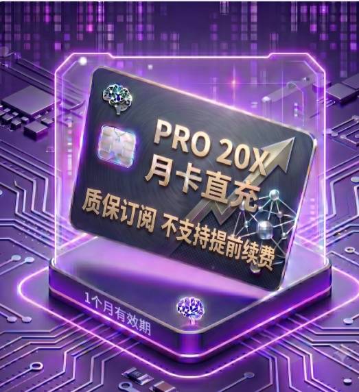 Pro 200 刀稳定正规渠道直充2（质保订阅，封号不质保，支持提前续费）商品图片
