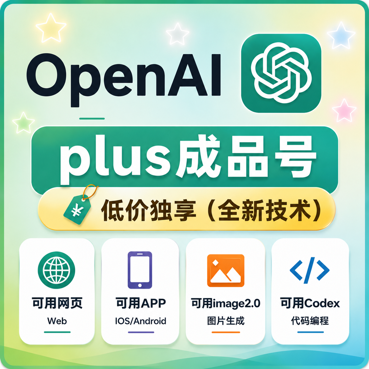 Gpt PLUS独享成品月卡|全程质保15天|越南visa实卡开通商品图片