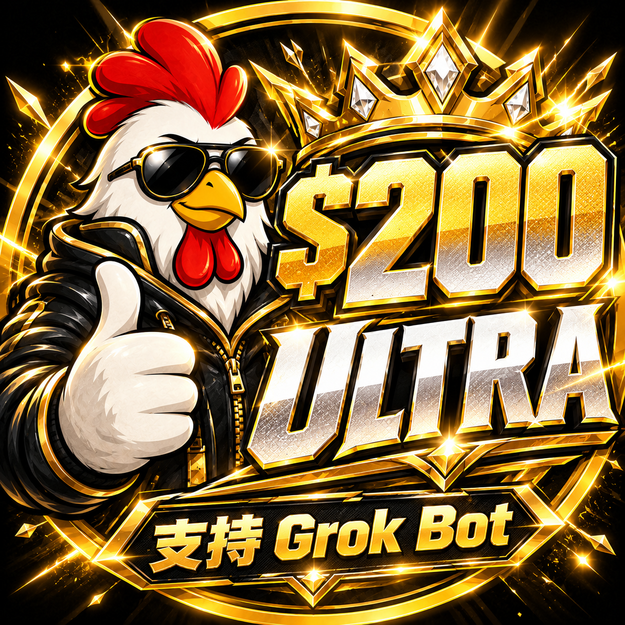【官方代充】马斯克 200美金 ultra 会员 一个月商品图片