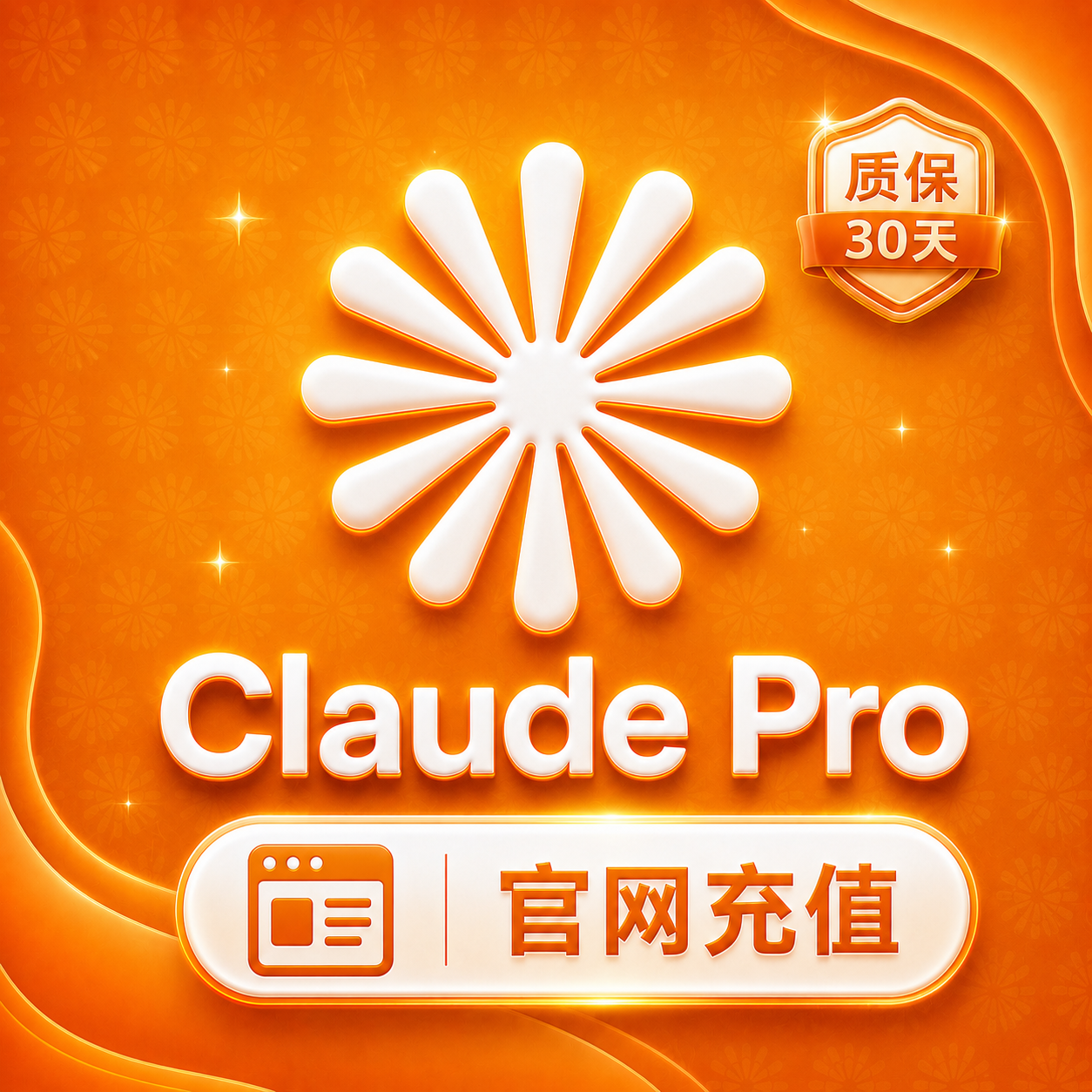 Claude Pro（官网代充-质保一个月订阅）商品图片