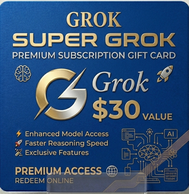 Grok-Super Grok $30月卡 【30天质保】秒冲不排队商品图片