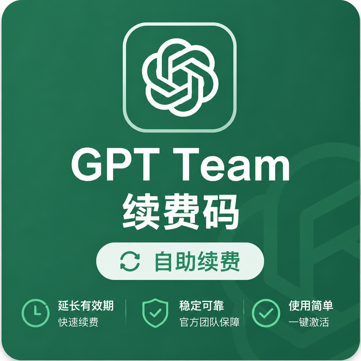 续费码 （一个月）正规官方gpt business（team） 初次或者已经被踢了请去购买激活码！！缩略图