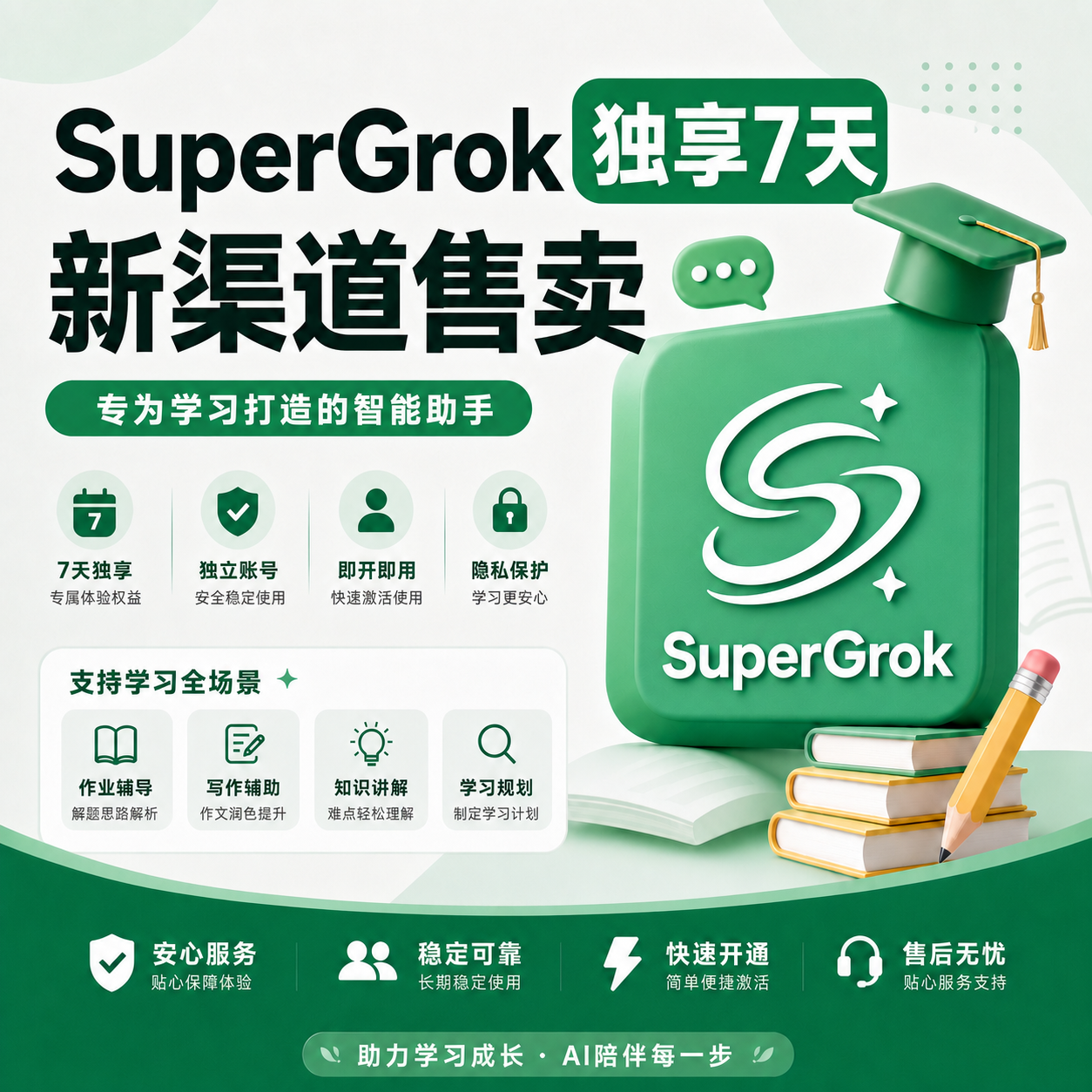 SuperGrok 7天会员号---带SSO商品图片