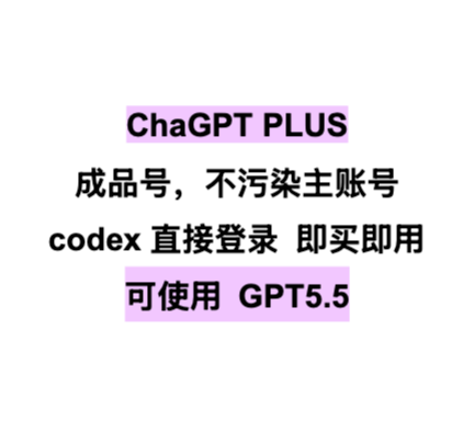 GPT Plus会员 无质保 独享