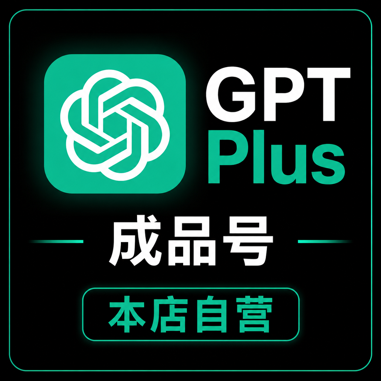 【本店自营】GPT  Plus 成品号【质保发货2小时】