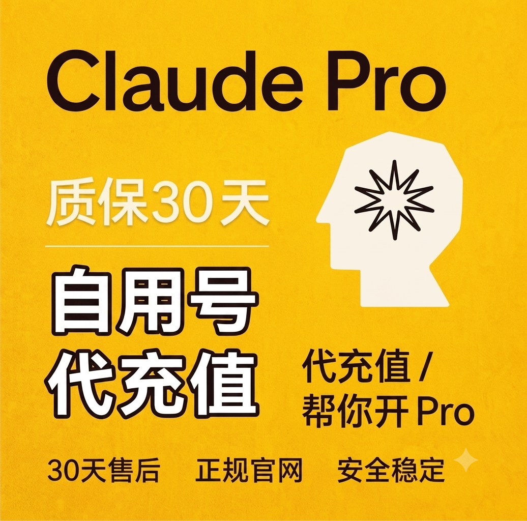 Claude Pro月卡代充【正规官网代充秒到账】全程质保订阅💫商品图片
