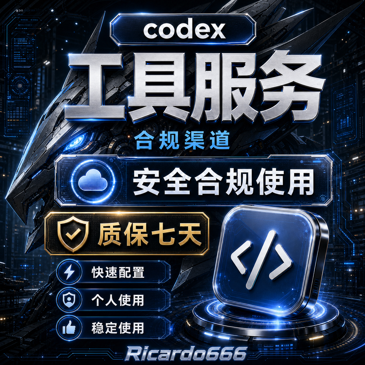 Codex PLUS（未接码，质保一周）