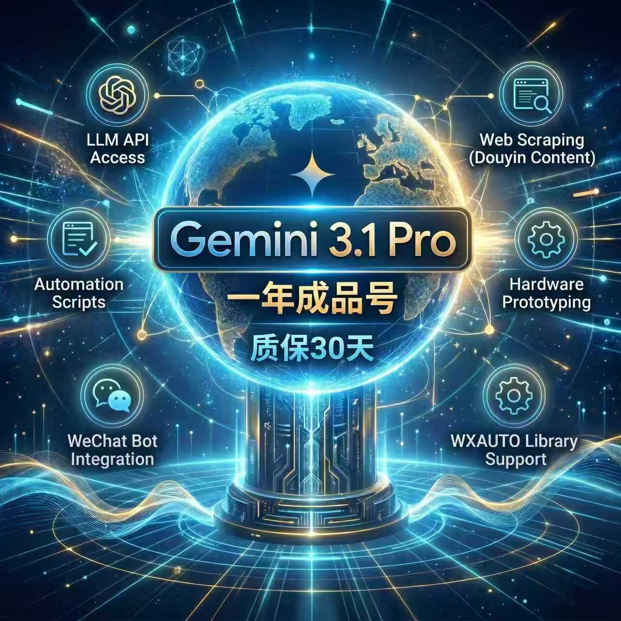 Gemini 3.1pro 12个月会员成品号（质保30天会员）