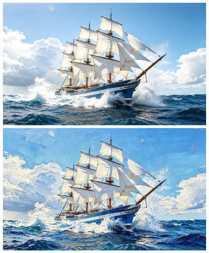 海上帆船⛵️【2效果】