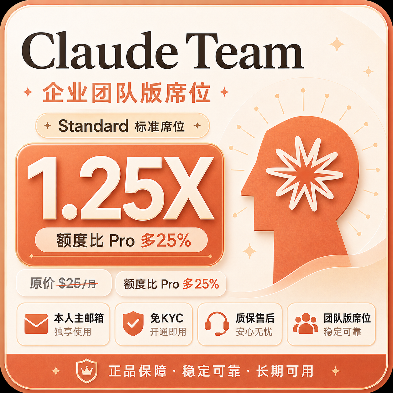 🥨 Claude Team 1.25X商品图片