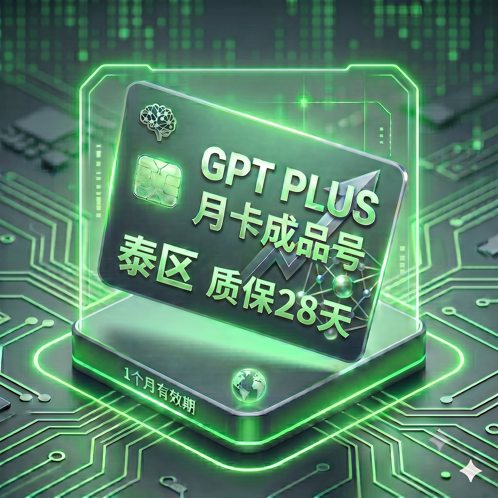 G P T PLUS稳定特殊渠道独享月卡成品号5(泰区,支持反代,购买28天内非禁止网络账号问题可免费更换或退剩余)