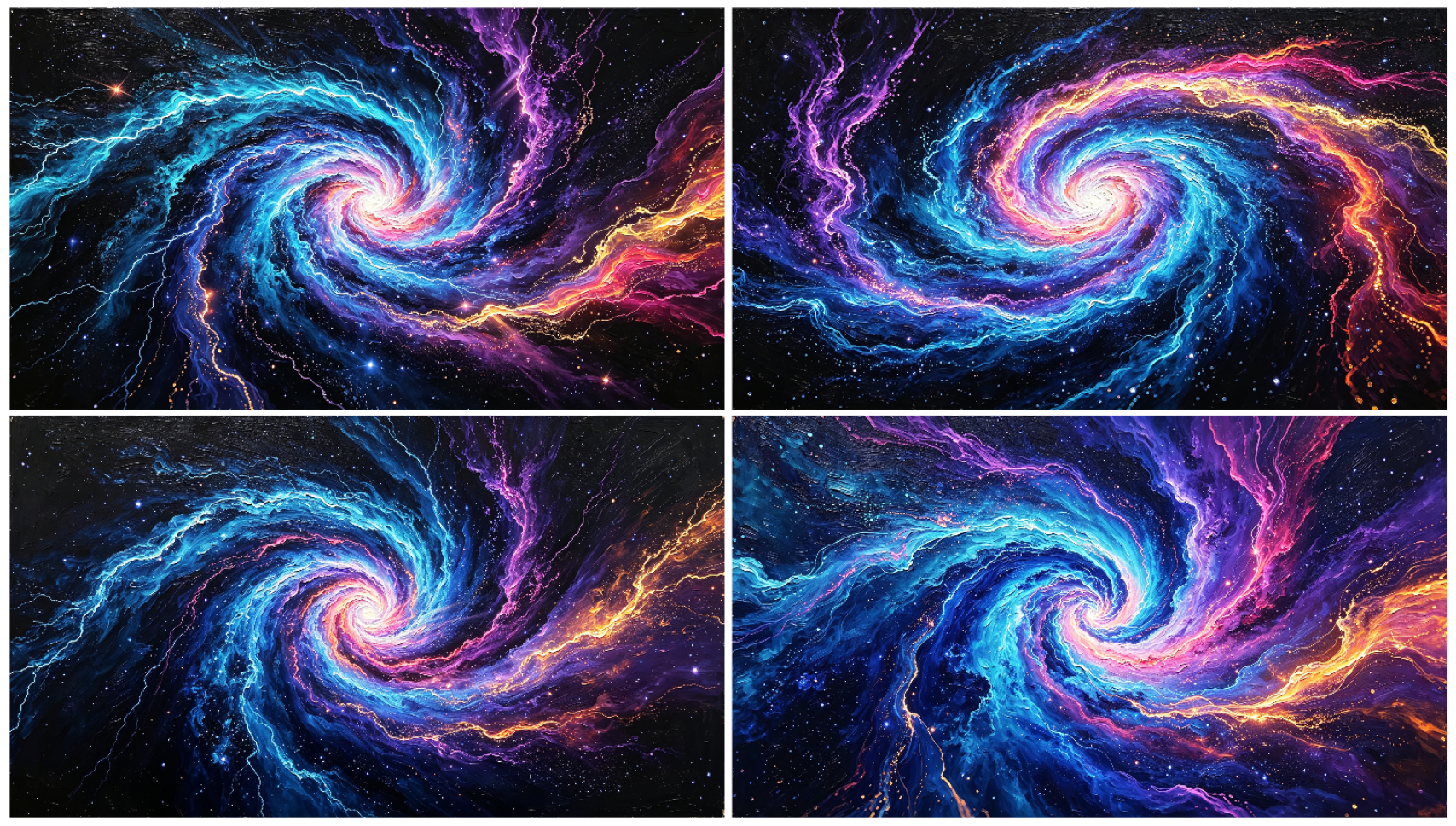 螺旋状星云油画【4图】
