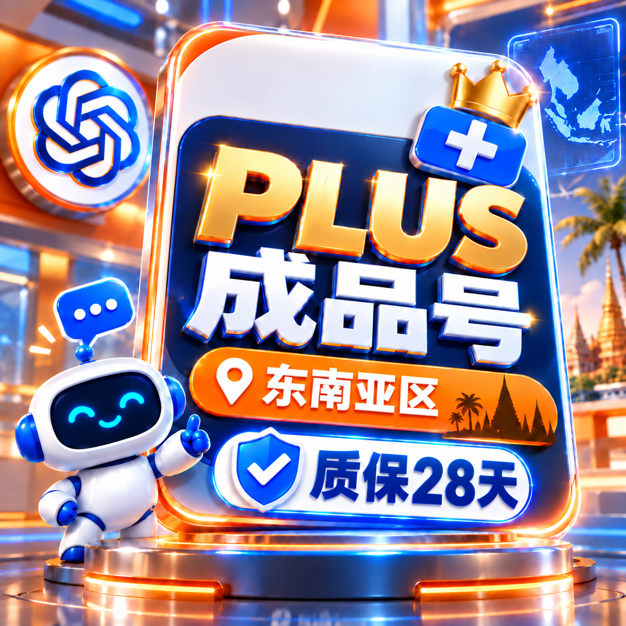 【质保28天封号+订阅】G plus 稳定号质保28天【东南亚 实卡渠道】商品图片