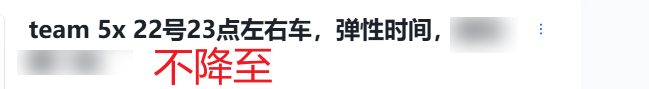 team 5x   23号22点左右车，弹性时间商品图片