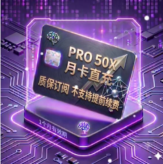 Pro 25 稳定正规渠道直充1（质保订阅，封号不质保，不支持提前续费）商品图片
