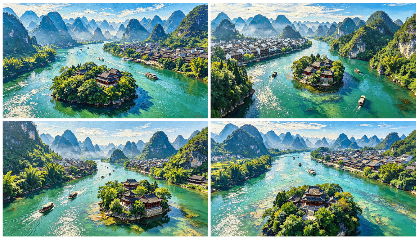 喀斯特的风景【油画版】