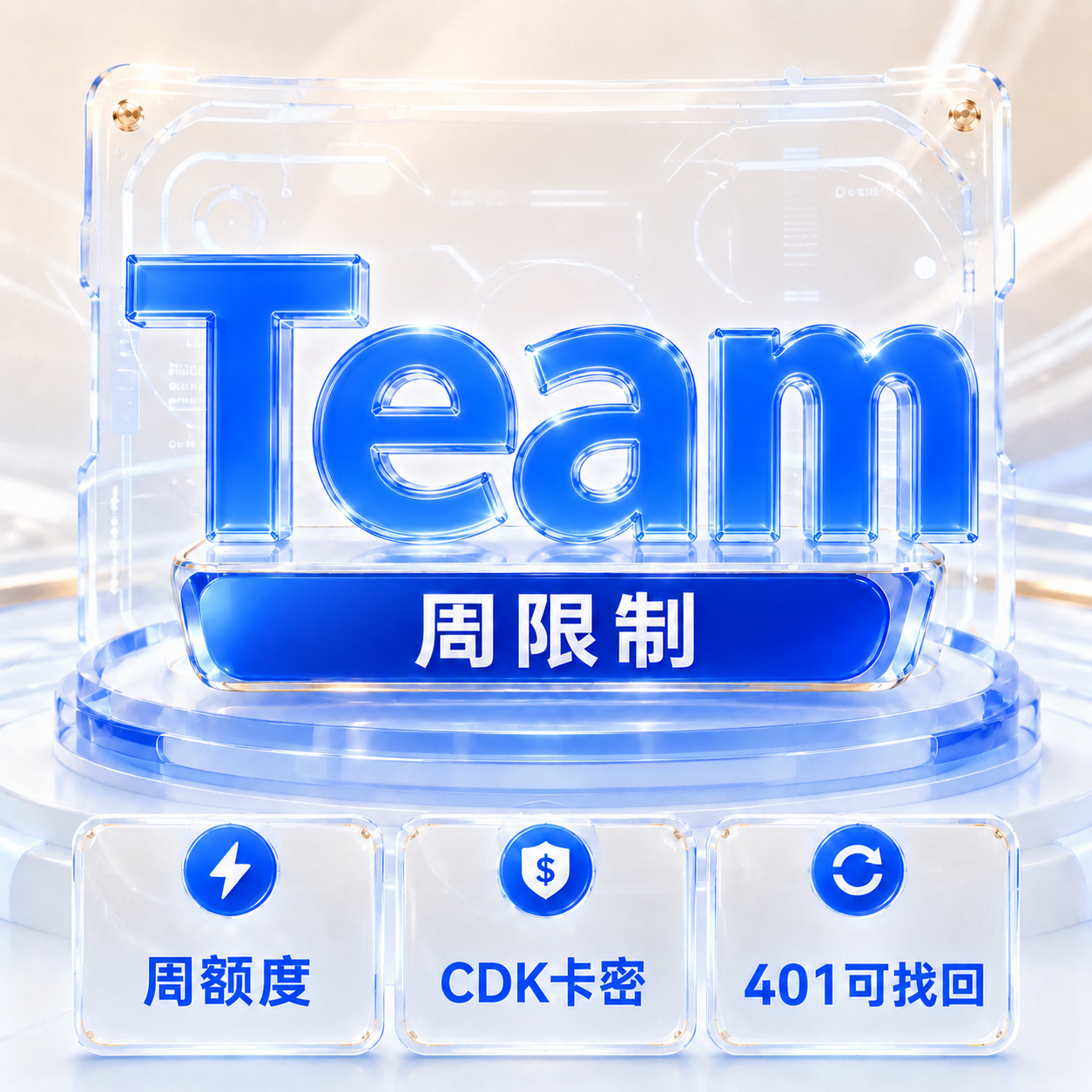 【普通team周限制 12点踢人】 轮转车，质保下单后1小时，不保证具体额度和降智，重试断连商品图片