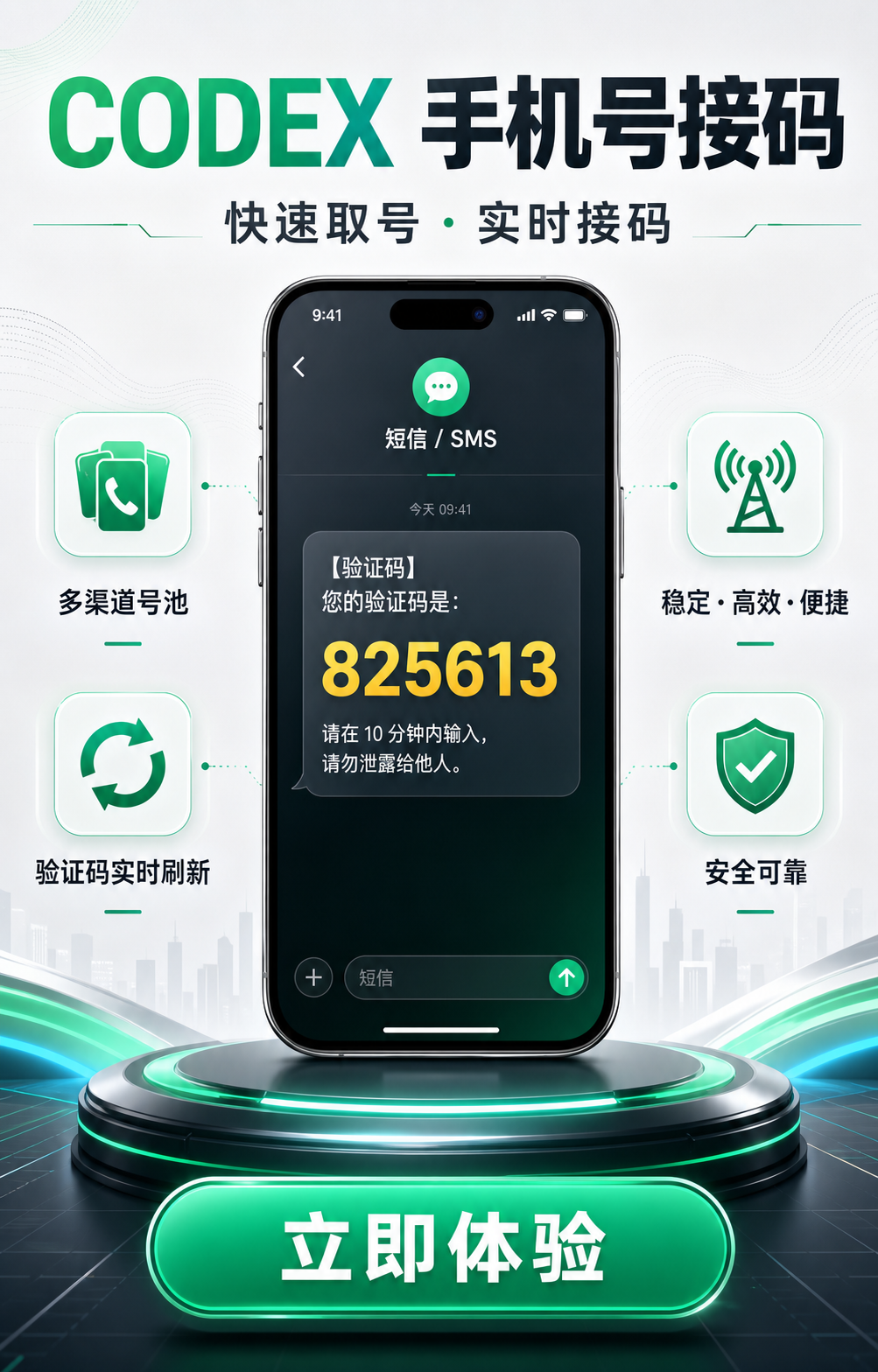 codex长效接码25-60天(包接到码)自助换号(可抽奖，有概率买一送一)商品图片